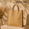 OAKLINE Jute Tote Bag — premium eco-friendly handbag for shopping, travel, gifting, office, beach, everyday luxury lifestyle fashion carryall.